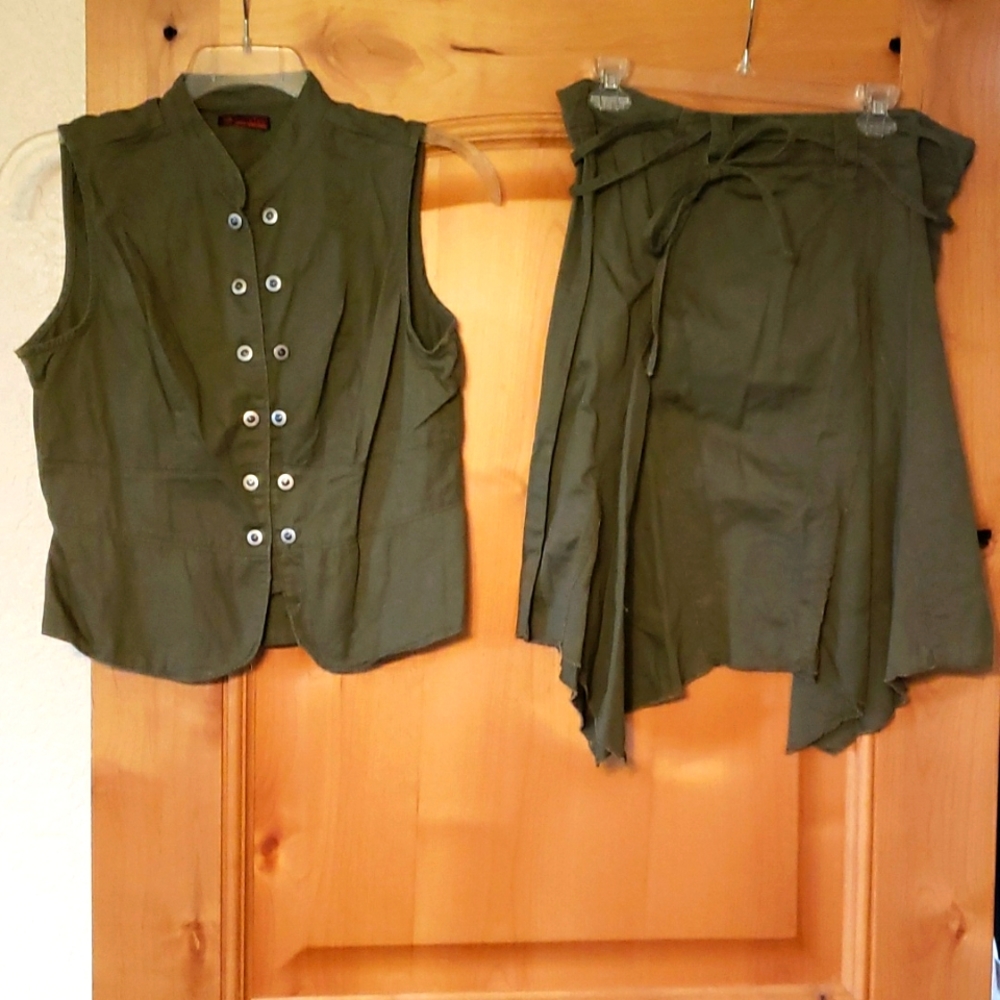Skirt and shirt set